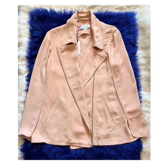 New! YIGAL AZROUEL Limited Edition Cape Sleeve Moto Jacket - Picture 4 of 7